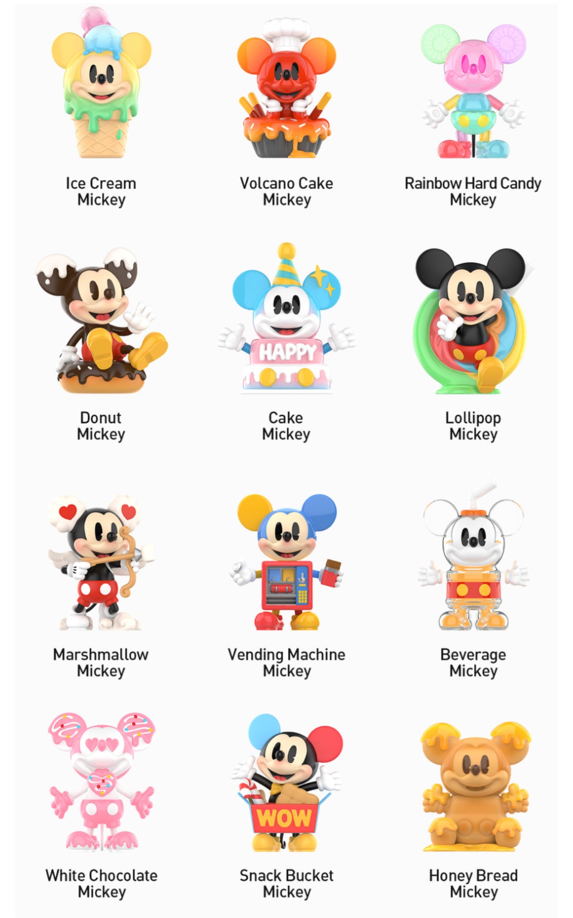D I S N E Y M I C K E Y Childhood of Boundless Imagination Keychains