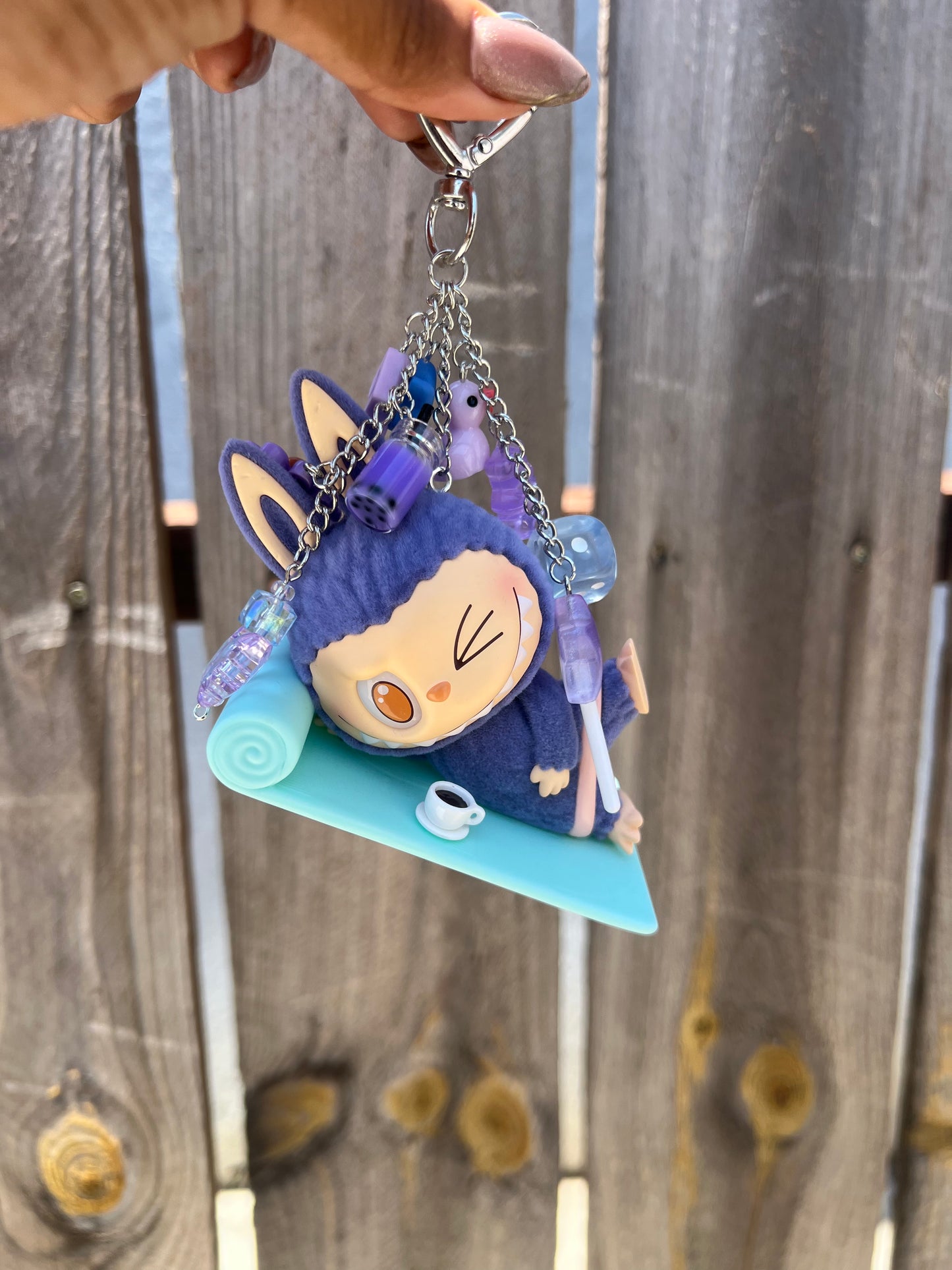 LAZY YOGA - key chains