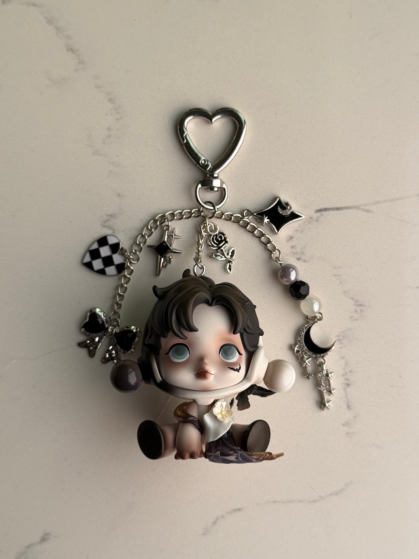 SKULLPANDA The Ink Plum Blossom Keychain