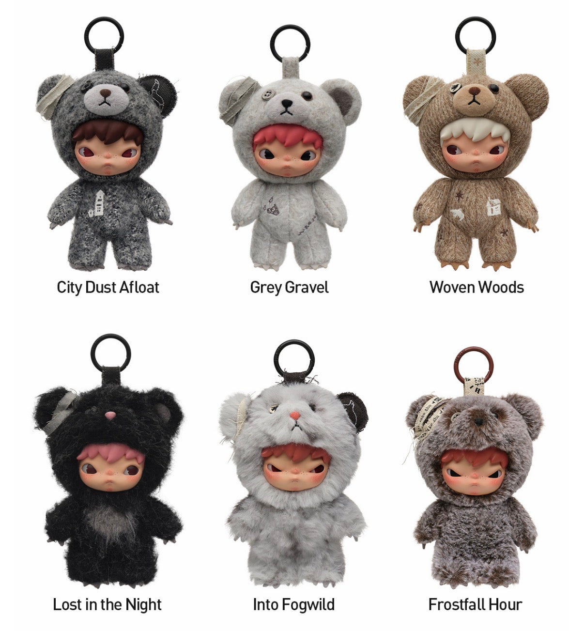 Hirono Road Journal Series-Plush Doll Pendant