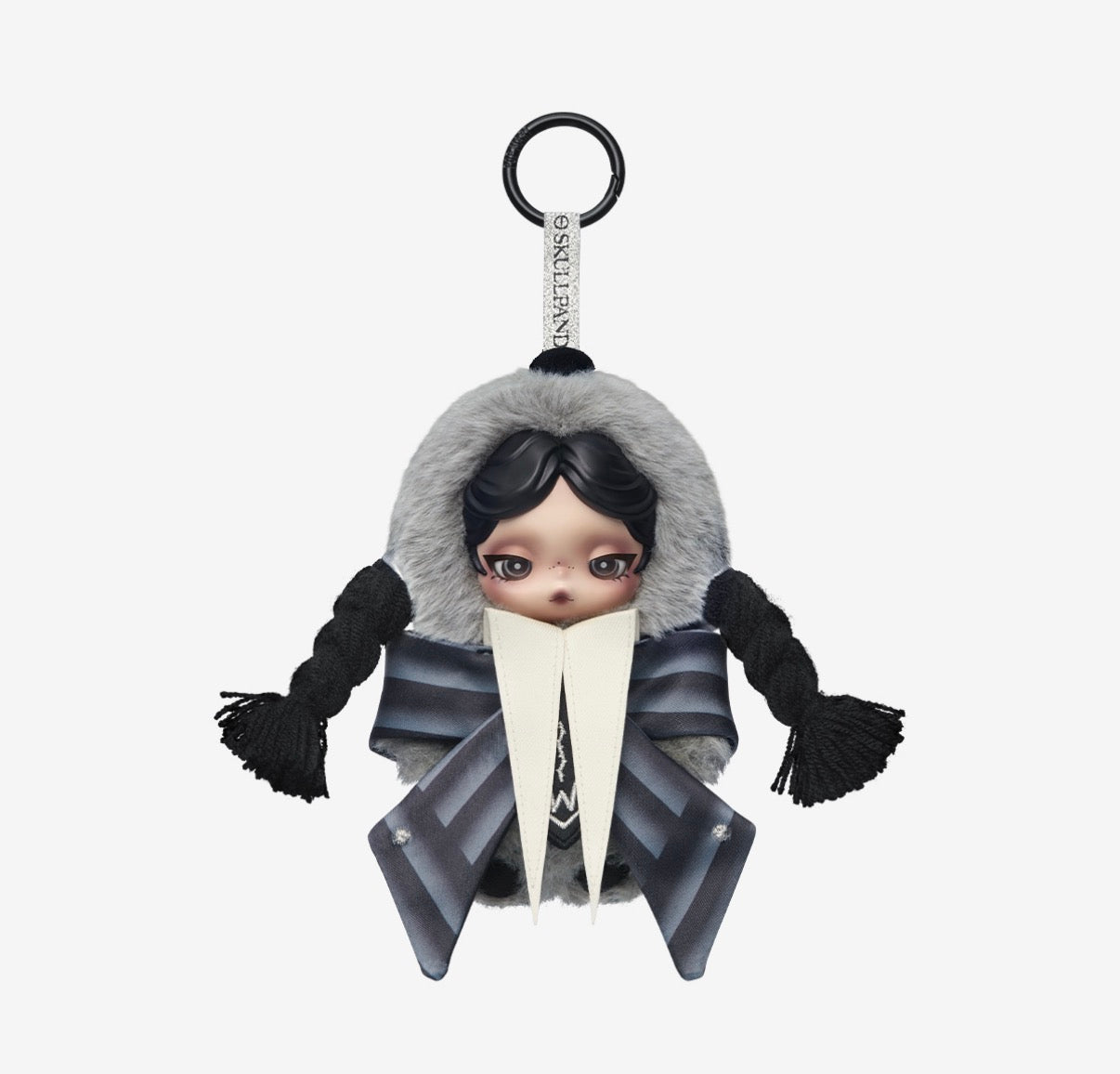 SKULLPANDA × Wednesday Plush (Nevermore Academy Uniform Version)