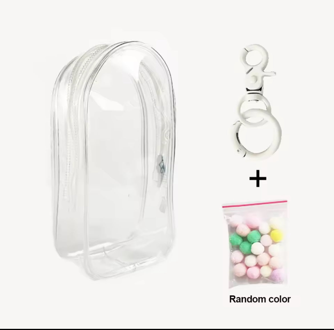 Transparent Protector Case Display Bag For 15/17cm Plush