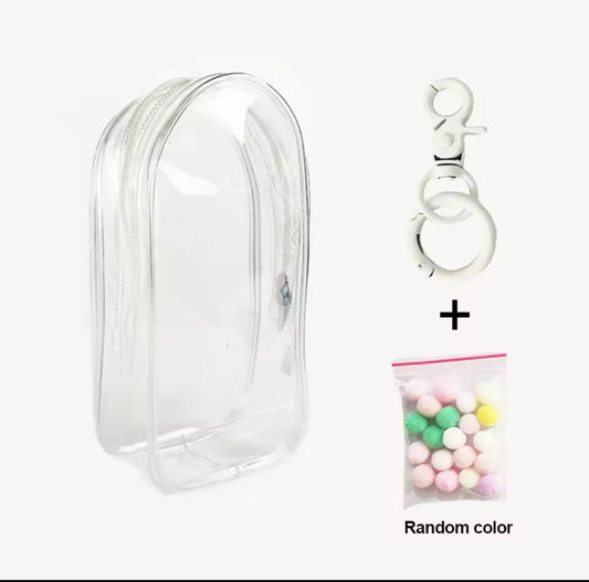 Transparent Protector Case Display Bag For 15/17cm Plush