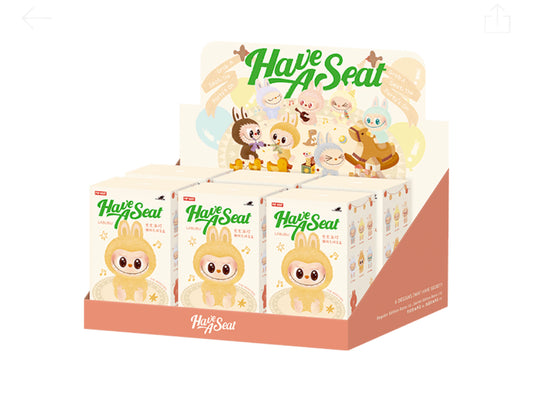 THE MONSTERS - Have a Seat Vinyl Plush Blind Box Complete Case